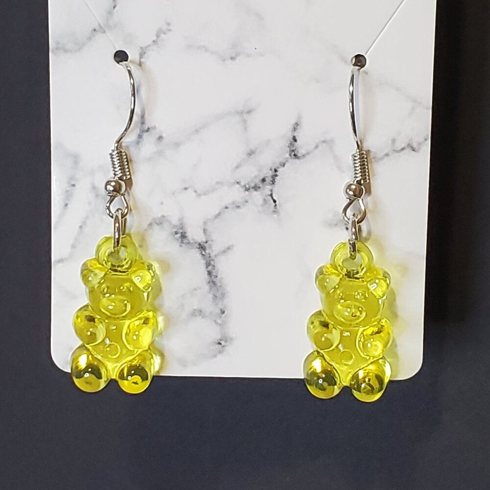 Gummy Bear Earrings - YELLOW